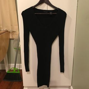 Rubbed Sweater Dress